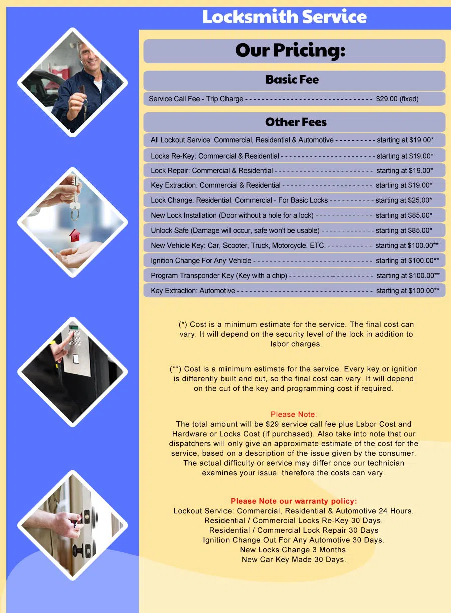 General Locksmith Store Pompano Beach, FL 954-283-5222